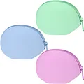Soft and comfortable silicone material, the surface of the fine lattice pattern processing, comfortable to the touch. Zipper design, easy to pick up and store, and to ensure the safety of the items.